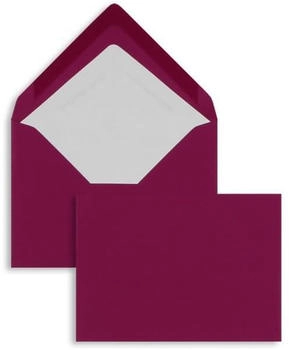 Blanke Briefhüllen GmbH Briefumschläge 125x176mm (DIN B6) 100g/qm gummiert 100 Stück amarena (2507255)