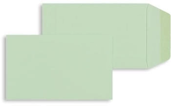 Blanke Briefhüllen GmbH Versandtaschen 65x105mm 120g/qm gummiert 100 Stück mint (2503551)