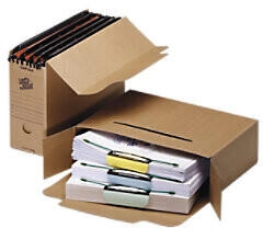 Concept T&M Loeff's Archivboxen Braun 11,8 x 37 x 26,5 cm 50 Stück