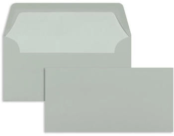 Blanke Briefhüllen GmbH Briefumschläge DINlang 100g/qm gummiert 100 Stück eisgrau (2502170)