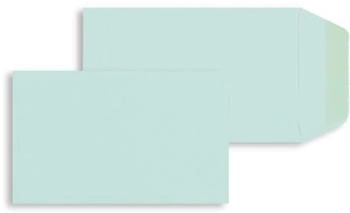 Blanke Briefhüllen GmbH Versandtaschen 65x105mm 120g/qm gummiert 100 Stück himmelblau (2503532)