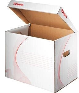 Esselte Archivcontainer 128911 für Akten, weiß 10 Stück
