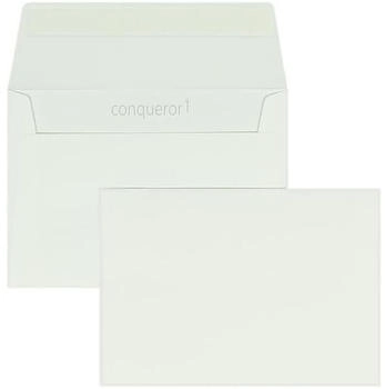 Blanke Briefhüllen GmbH Briefumschläge Conqueror Smooth Glatt C6 120g/qm HK 500 Stück brillantweiß (2501963)