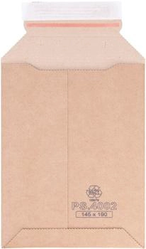 Verpacking 100 Wellpappversandtaschen 145x190mm für A6 Pappe selbstklebend (3798-VE100)