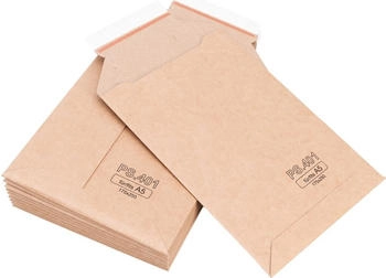 Verpacking 200 Versandtaschen Karton 175x250mm DIN A5 Braun (1423-VE200)