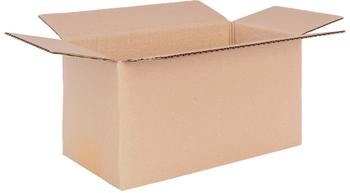 Verpacking 25 Faltkartons 240 x 130 x 130 mm aus Wellpappe, 1 wellige KK 22 (50025)