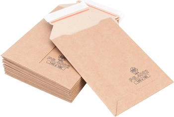 Verpacking 50 Versandtaschen Karton 145x190mm DIN A6 Braun (3798-VE50)