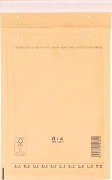 Verpacking 100 Luftpolstertaschen 200x275mm D4 Braun selbstklebend (LPT-D4-BR-100)