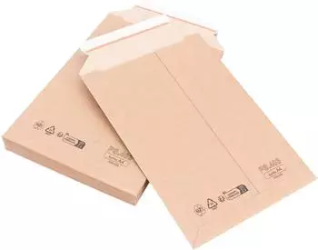 Verpacking 100 Versandtaschen Karton 250x353mm DIN A4 Braun (1426-VE100)