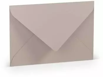 Paperado Briefumschlag B6 taupe mit Seidenfutter (16402049)
