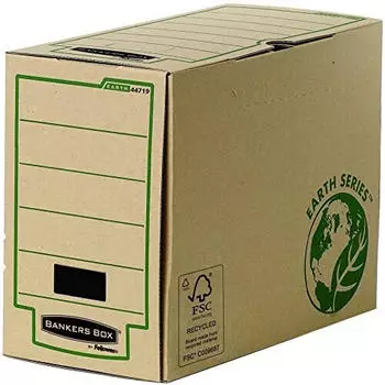 Bankers Box by Fellowes Banker Box Earth Series Archivbox Folio 150mm Rücken, 20er-Pack (4471901)