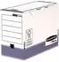 Bankers Box by Fellowes Archivbox Heavy Duty A4+, 150mm, 20er-Pack, Blau/Weiß (4472802)
