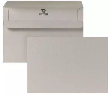 Posthorn Briefumschlag DIN C6 ohne Fenster selbstklebend grau 75g/m&sup2; 1000 St&uuml;ck (1200481)