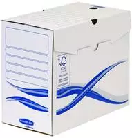 Fellowes 4460301, Fellowes BANKERS BOX Basic Archiv-Schachtel, blau (B)150 mm...