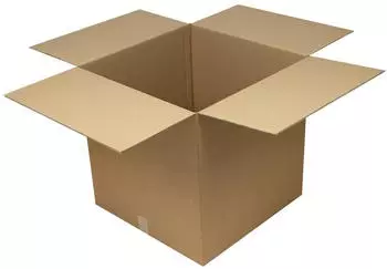 Trans-Pak Wellpapp-Faltkarton 2-wellig 600x600x600mm Qualität 2.40BC braun (5012118)