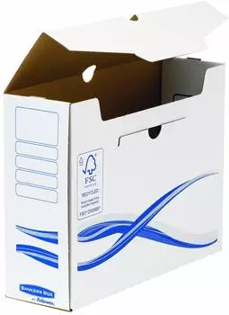 Bankers Box by Fellowes Basic Archivschachtel A4+ Pappe 100mm, 10er-Pack (4460203)