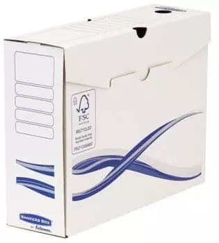 Bankers Box by Fellowes Basic Archivschachtel A4+ 100mm, 25er-Pack (4460202)