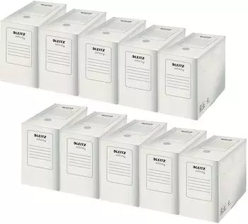Leitz Infinity Archivbox A4 150mm Verschlusslasche, wei&szlig; (60920000)