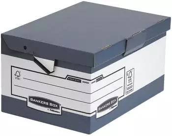 Fellowes BANKERS BOX Basic Archiv-Set Maxi Plus, Blau (4460504)