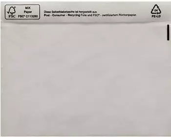 Soennecken Dokumententasche DIN C5 transparent selbstklebend 250 St. (1554044)