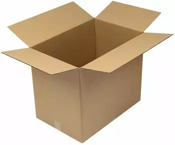 Trans-Pak Wellpapp-Faltkarton 2-wellig 600x400x500mm Qual. 2.30BC braun, 15 Stück (5012110)