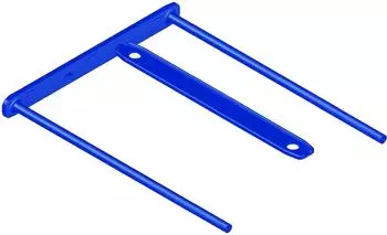 Fellowes Bankers Box Archivclip Kunststoff blau 100er Pack (1189401)