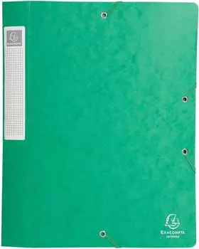 Exacompta Premium Sammelboxen DIN A4 40mm Colorspan-Karton grün, 10er-Pack (14003H)