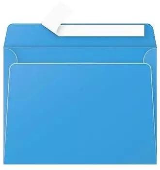 Clairefontaine Pollen Briefumschläge C5 120g/m² karibikblau, 200 Stück (55552C)
