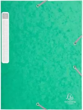 Exacompta Cartobox Archivbox A4 25mm Karton grün, 25er-Pack (18503H)