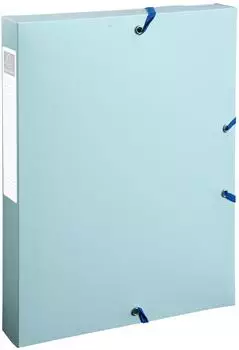 Exacompta BeeBlue Archivbox A4, Rücken 40mm, Recycling-PP, sortiert, 8er-Pack (59140E)