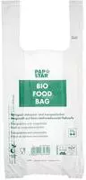 PAPSTAR 150 Hemdchen-Tragetaschen, Bio-Folie 47 cm x 22 cm x 13 cm transparent