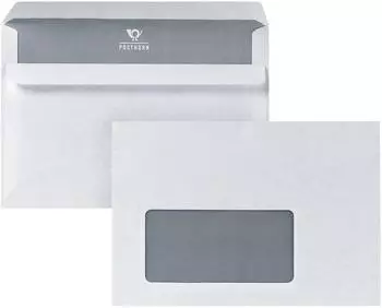 Bong Briefumschlag C6 mit Fenster, selbstklebend, 75g, wei&szlig;, 1000 St. (02200156)
