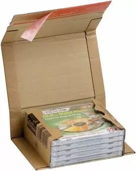 ColomPac CP020.08 Wickelverpackung Wellpappe mit Selbstklebeverschluss, braun (CP020.08)
