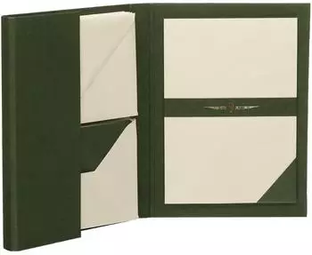 Rössler Papier Paper Royal Briefpapiermappe A5/C6, grün (1026831008)