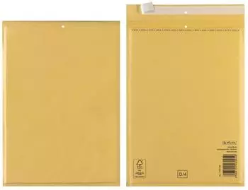 Herlitz Luftpolstertasche D4 braun, haftklebend, 3er-Pack (7934037)