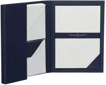 Rössler Papier Paper Royal Briefpapiermappe A5/C6, blau, 15 Blatt (1026831009)