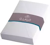 25 x Lalo Umschl&auml;ge Velin 140x90mm VE=20 St&uuml;ck wei&szlig;