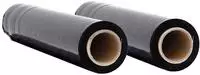 vidaXL Stretchfolie 2 Stk. Schwarz 23 &mu;m 50 cm x 300 m