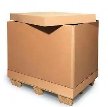 Trans-Pak Boden/Deckel 1-wellig 1220x820x100mm Qualität 1.40 C braun (5052009)