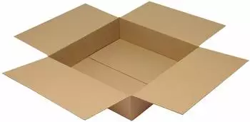 Trans-Pak Wellpapp-Faltkarton 1-wellig 600x600x150mm Qualität 1.20B braun (5011326)