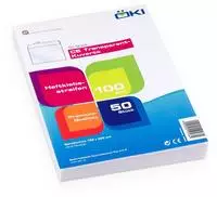 &Ouml;KI Briefumschl&auml;ge DIN C5 ohne Fenster transparent haftklebend 50 St. (45662)