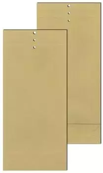 Mailmedia Musterbeutel ohne Fenster, braun, 225x100x40mm, 250 St. (30001253)