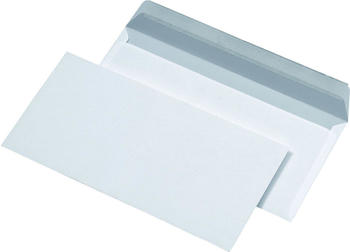 Böttcher-AG Briefumschläge DIN lang ohne Fenster haftklebend weiß (1000 Stück)