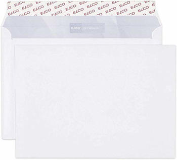Elco Briefumschläge 32882 Premium C5 ohne Fenster weiß (500 Stück)