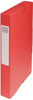 Exacompta 50405E, Exacompta Heftbox Exabox 50405E, A4 rot, 4cm F&uuml;llh&ouml;he, Karton