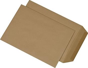Mailmedia Versandtaschen B5 ohne Fenster nassklebend braun (500 Stück)