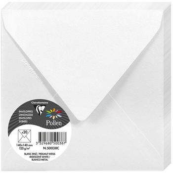 Clairefontaine Pollen Briefumschlag 140 mm hellgrau (5958C)