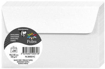 Clairefontaine Pollen Briefumschlag 90x140 mm bordeaux (5881C)