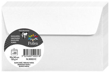 Clairefontaine Pollen Briefumschlag 90x140 mm perlmutt(50041C)