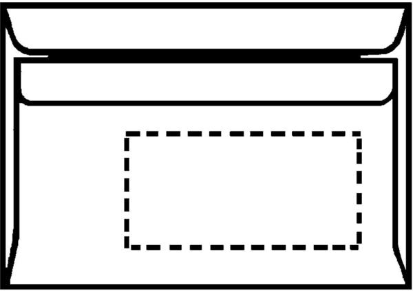 Herlitz Briefumschlag DIN C6 ohne Fenster weiß (768614)